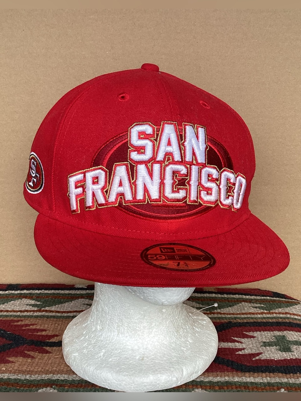 New Era 59Fifty San Francisco 49ers fitted hat size 7 3/4